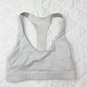 Lululemon Women's Sports Bra white Size S Yoga Running